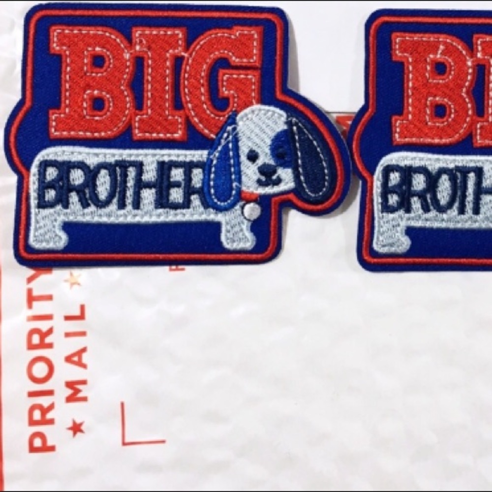 NEW BIG BROTHER PATCHES EASY IRON ON BADGES